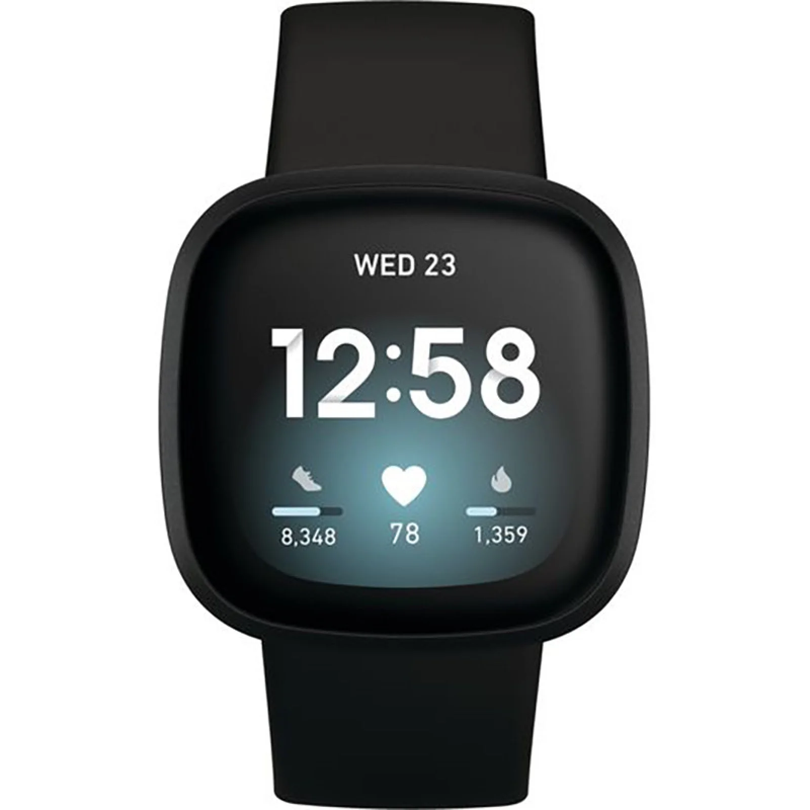 Смарт-годинник Fitbit Versa 3 Black/Black Aluminum