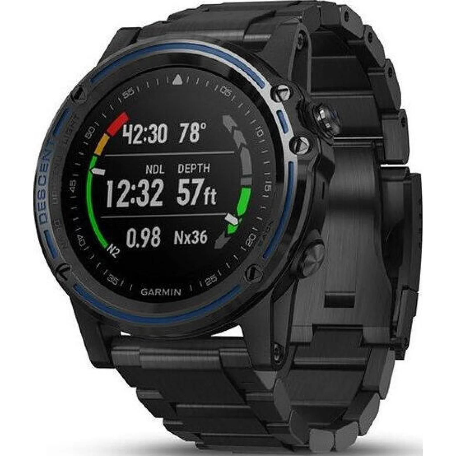 Смарт-годинник GARMIN Descent Mk1 Dive Computer Gray Sapphire with DLC Titanium Band (010-01760-01/010-01760-11)