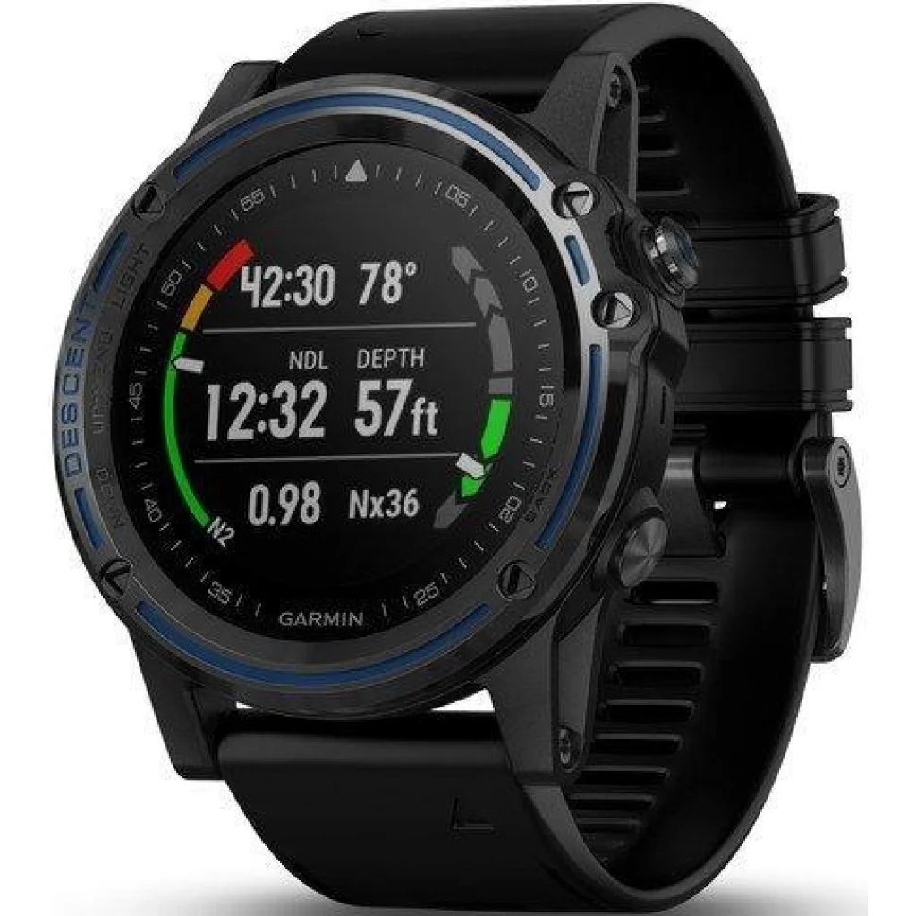 Смарт-часы GARMIN Descent Mk1 Grey Sapphire with Black Band (010-01760-12/02)