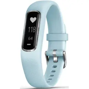 Детские часы Garmin Vivosmart 4 Silver with Azure Blue Band (010-01995-04)