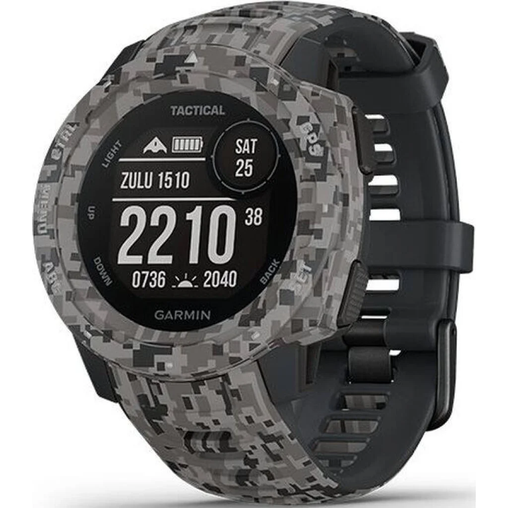 Смарт-годинник GARMIN Instinct Tactical Edition Outdoor GPS Watch Camo Graphite (010-02064-C4)