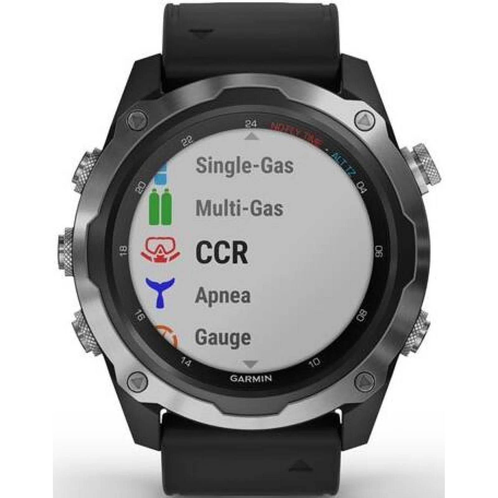 Смарт-часы GARMIN Descent Mk2 Stainless Steel with Black Band (010-02132-00, 010-02132-10)