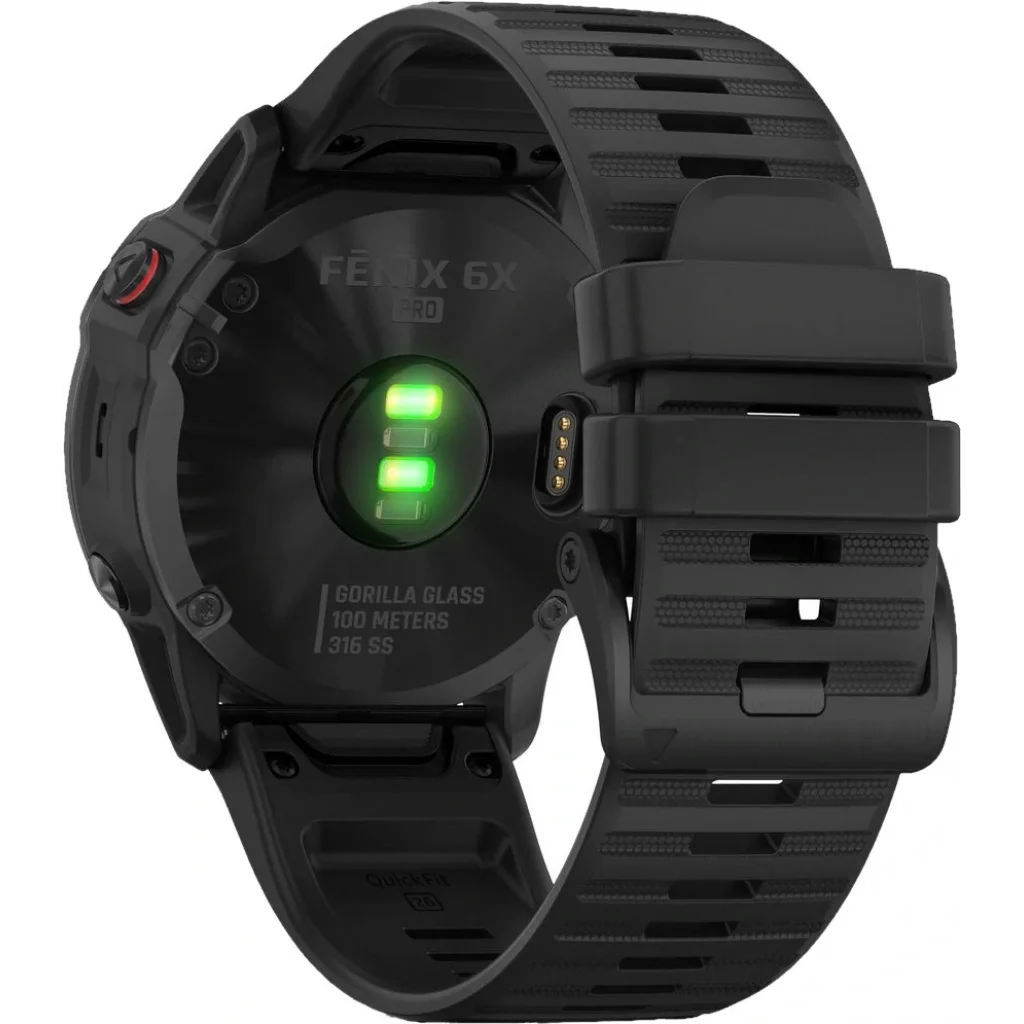Смарт-годинник GARMIN Fenix 6X Pro Black with Black Band (010-02157-01)