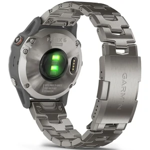 Смарт-годинник GARMIN Fenix 6 Titanium with Vented Titanium Bracelet (010-02158-23)