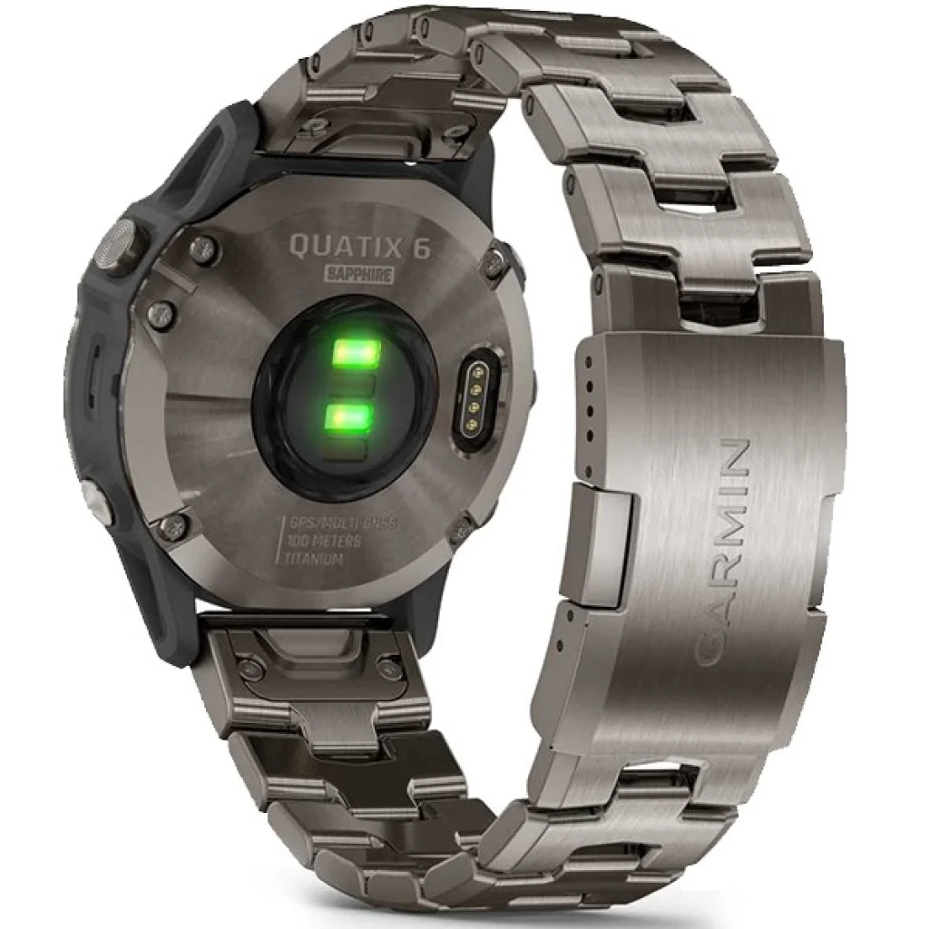 Смарт-часы GARMIN Quatix 6 Titanium Grey with Titanium Band (010-02158-95/94)