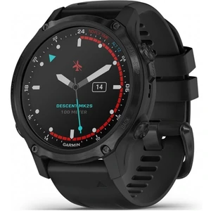 Смарт-годинник Garmin Descent Mk2S Carbon Grey with Black Silicone Band (010-02403-04)