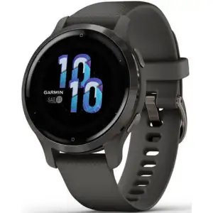 Смарт-часы Garmin Venu 2S Slate Bezel with Graphite Case and Silicone Band (010-02429-10)