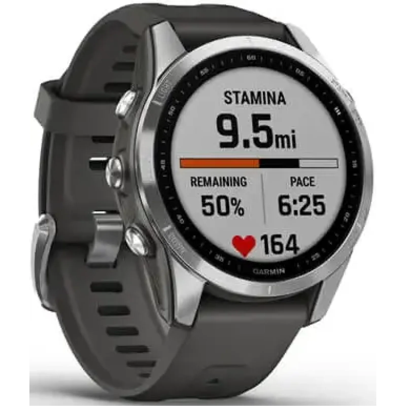 Смарт-годинник GARMIN Fenix 7S Silver with Graphite Band (010-02539-00/01)