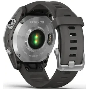 Смарт-годинник GARMIN Fenix 7S Silver with Graphite Band (010-02539-00/01)