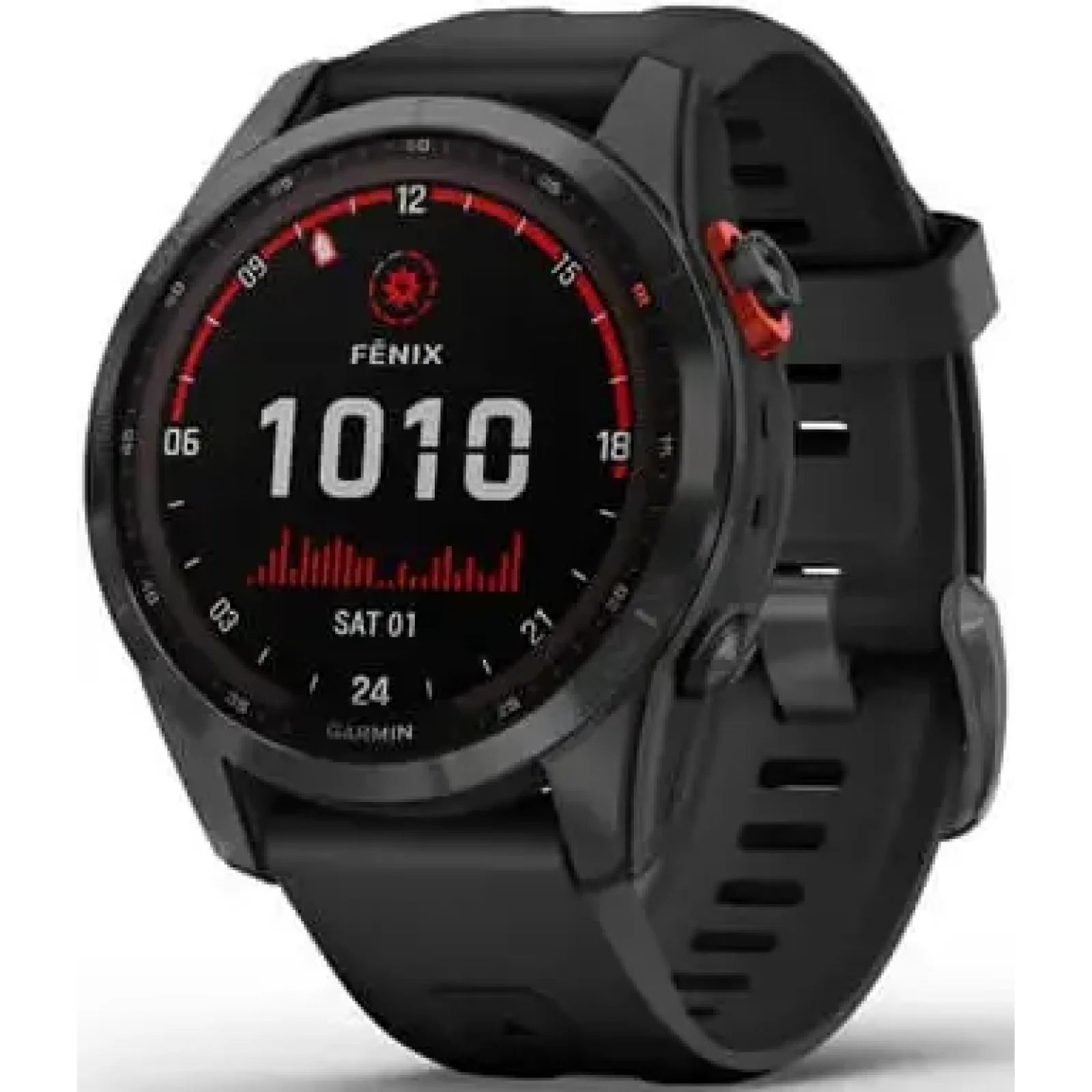 Смарт-часы GARMIN Fenix 7S Solar Slate Gray with Black Band (010-02539-12/13)