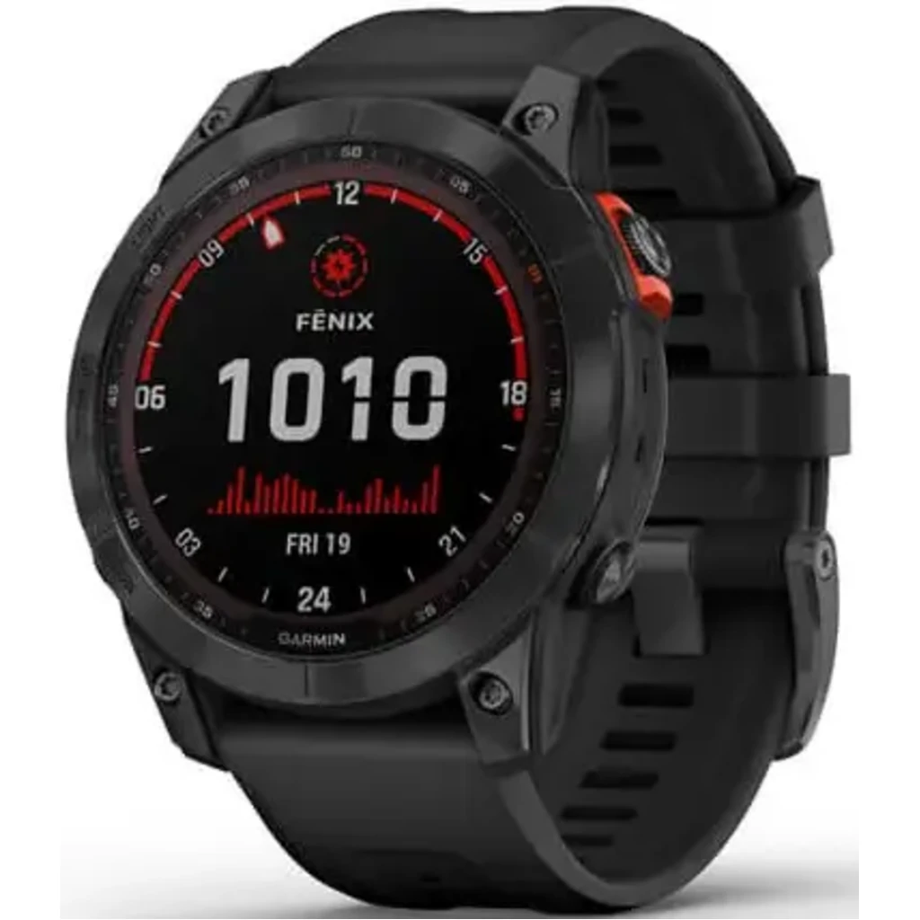 Смарт-годинник GARMIN Fenix 7 Solar Slate Gray with Black Band (010-02540-10/11)