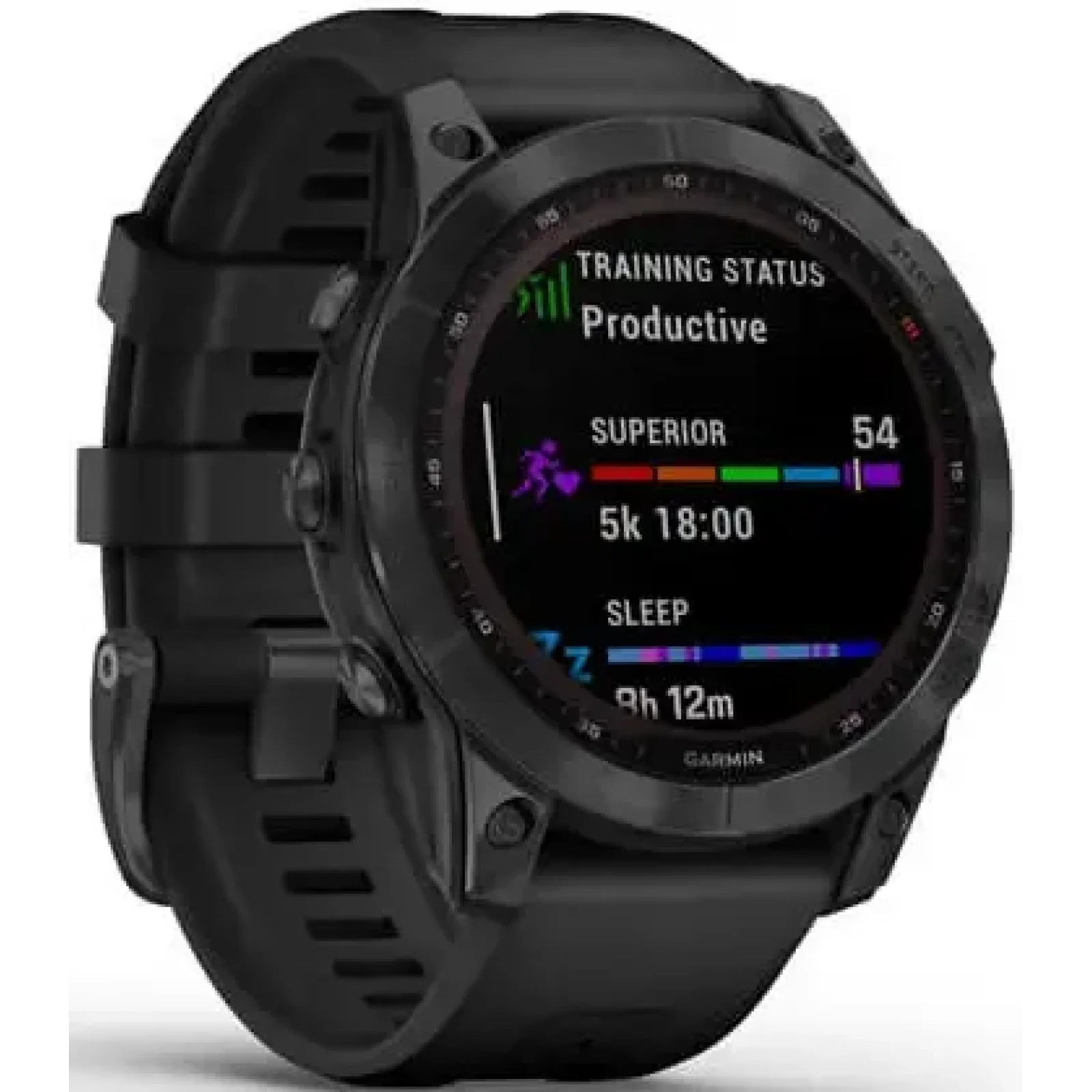 Смарт-годинник GARMIN Fenix 7 Solar Slate Gray with Black Band (010-02540-10/11)