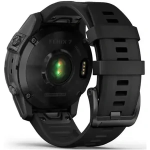 Смарт-годинник GARMIN Fenix 7 Sapphire Solar Black DLC Titanium with Black Band (010-02540-34/35)