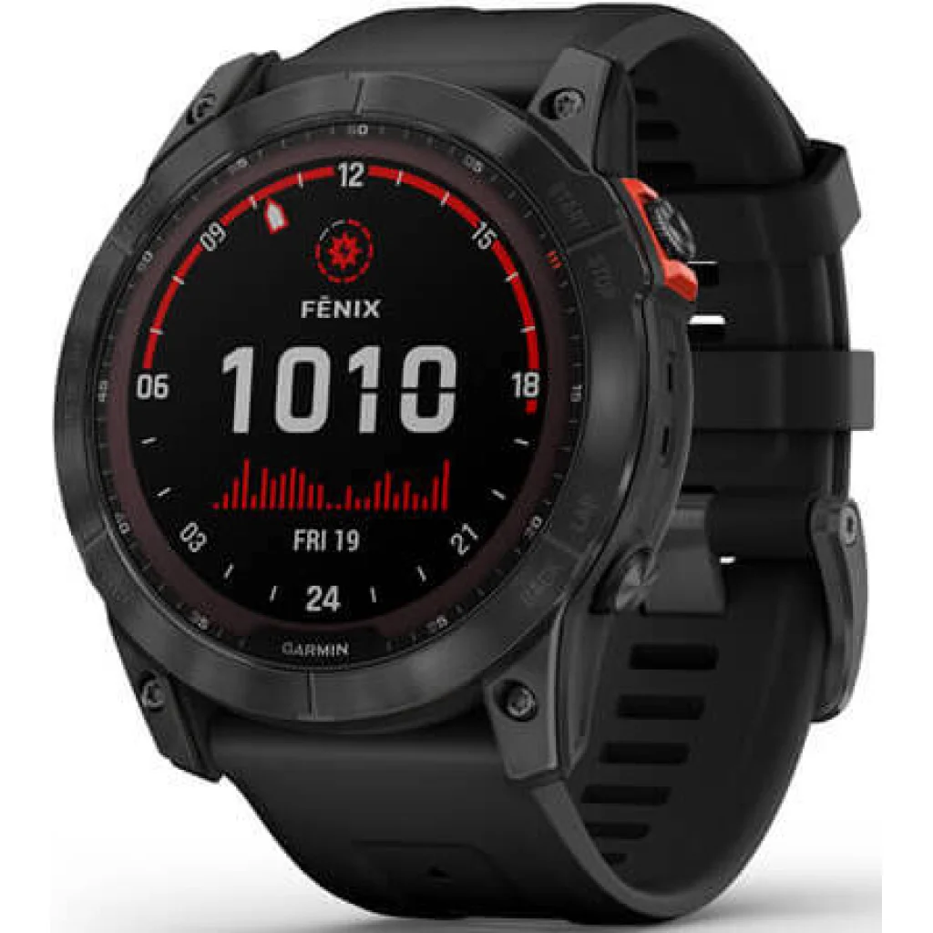 Смарт-часы GARMIN Fenix 7X Solar Slate Gray with Black Band (010-02541-00/01)