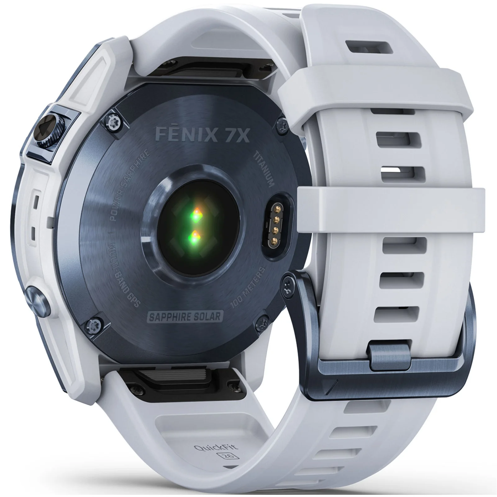 Смарт-годинник GARMIN Fenix 7X Sapphire Solar Mineral Blue DLC Titanium with Whitestone Band (010-02541-14/15)