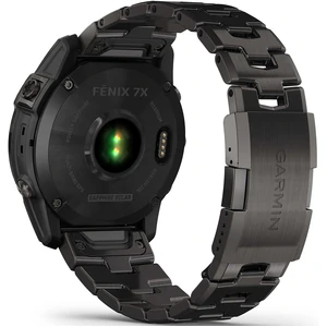 Смарт-часы GARMIN Fenix 7X Sapphire Solar Carbon Gray DLC Titanium with Carbon Gray DLC Vented Titanium Band (010-02541-27)