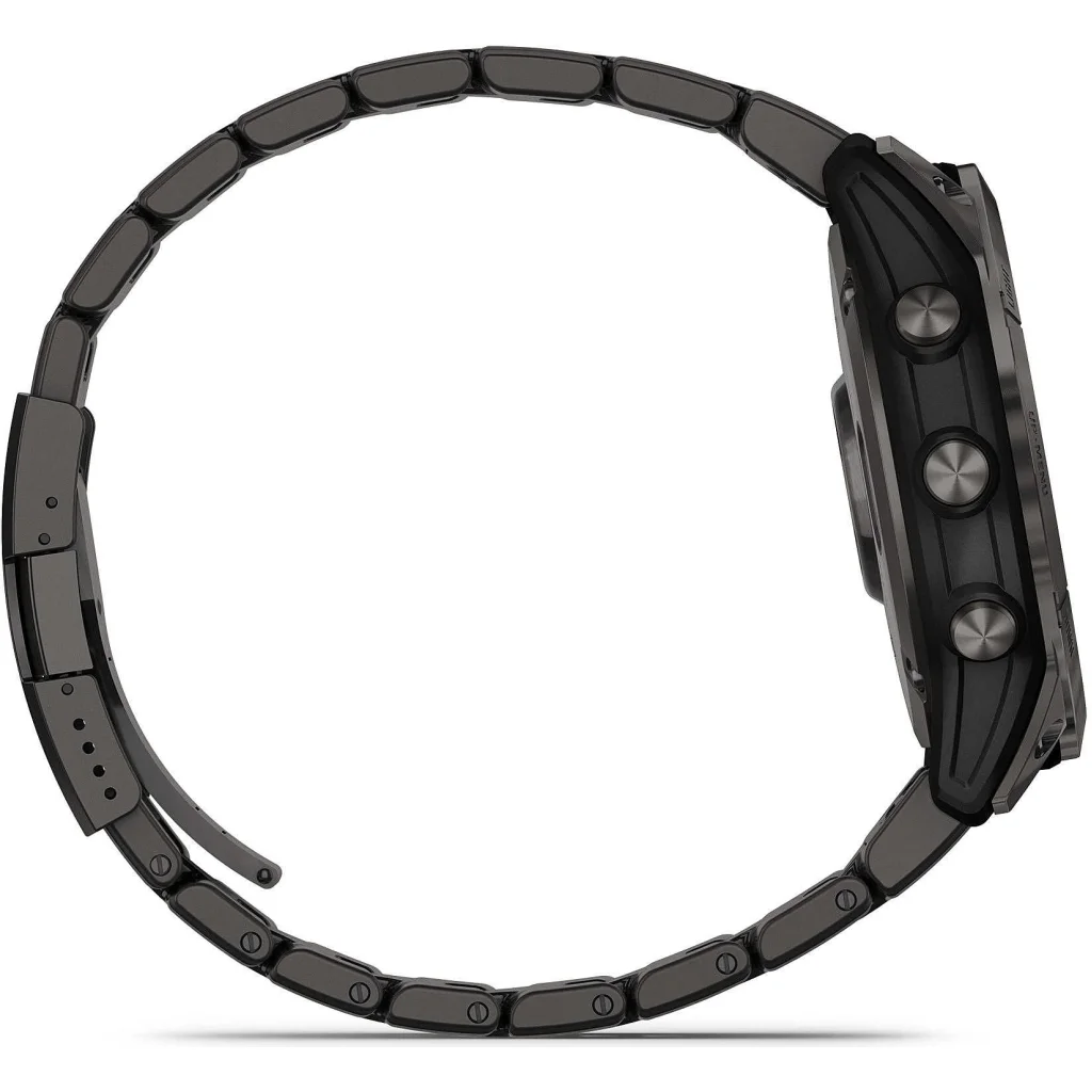 Смарт-часы GARMIN Fenix 7X Sapphire Solar Carbon Gray DLC Titanium with Carbon Gray DLC Vented Titanium Band (010-02541-27)