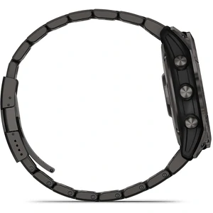 Смарт-часы GARMIN Fenix 7X Sapphire Solar Carbon Gray DLC Titanium with Carbon Gray DLC Vented Titanium Band (010-02541-27)
