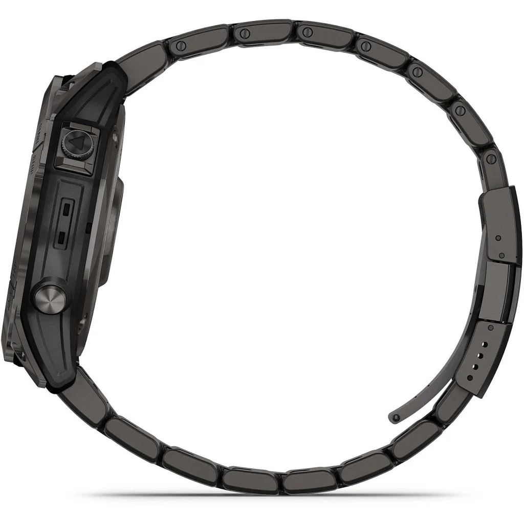 Смарт-часы GARMIN Fenix 7X Sapphire Solar Carbon Gray DLC Titanium with Carbon Gray DLC Vented Titanium Band (010-02541-27)