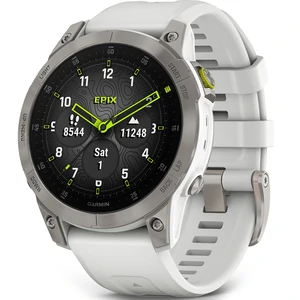 Смарт-часы Garmin Epix (Gen 2) Sapphire White Titanium (010-02582-20/21)