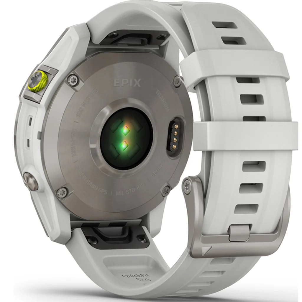 Смарт-часы GARMIN Epix (Gen 2) Sapphire White Titanium (010-02582-20/21)