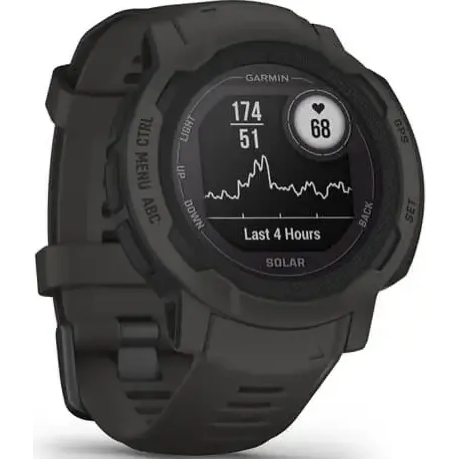 Смарт-годинник GARMIN Instinct 2 Solar Graphite (010-02627-10)