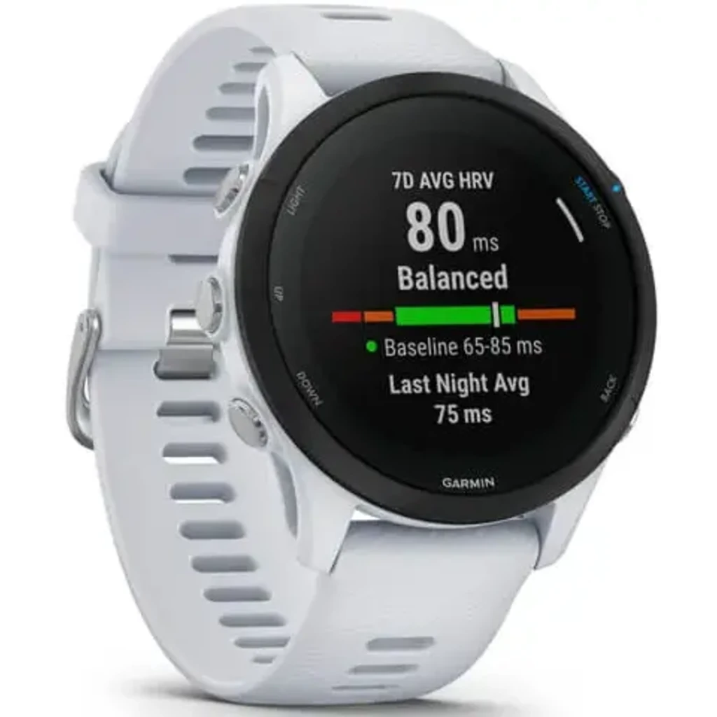 Смарт-годинник GARMIN Forerunner 255 Music Whitestone (010-02641-21/31)