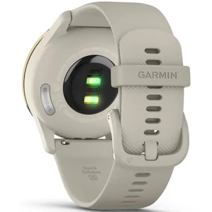 Смарт-годинник GARMIN Vivomove Trend Cream Gold Stainless Steel Bezel with French Grey Case and Silicone Band (010-02665-02)