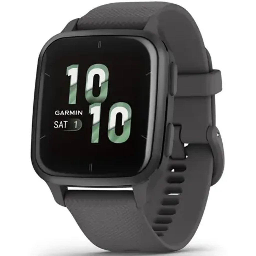 Смарт-годинник Garmin Venu Sq 2 Slate Aluminium Bezel with Shadow Grey Case and Silicone Band (010-02701-00/10/80)