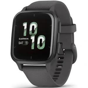 Смарт-годинник Garmin Venu Sq 2 Slate Aluminium Bezel with Shadow Grey Case and Silicone Band (010-02701-00/10/80)