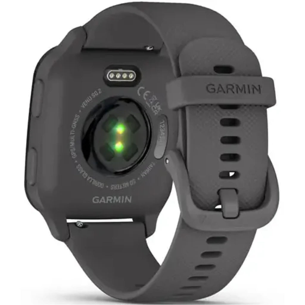 Смарт-годинник Garmin Venu Sq 2 Slate Aluminium Bezel with Shadow Grey Case and Silicone Band (010-02701-00/10/80)