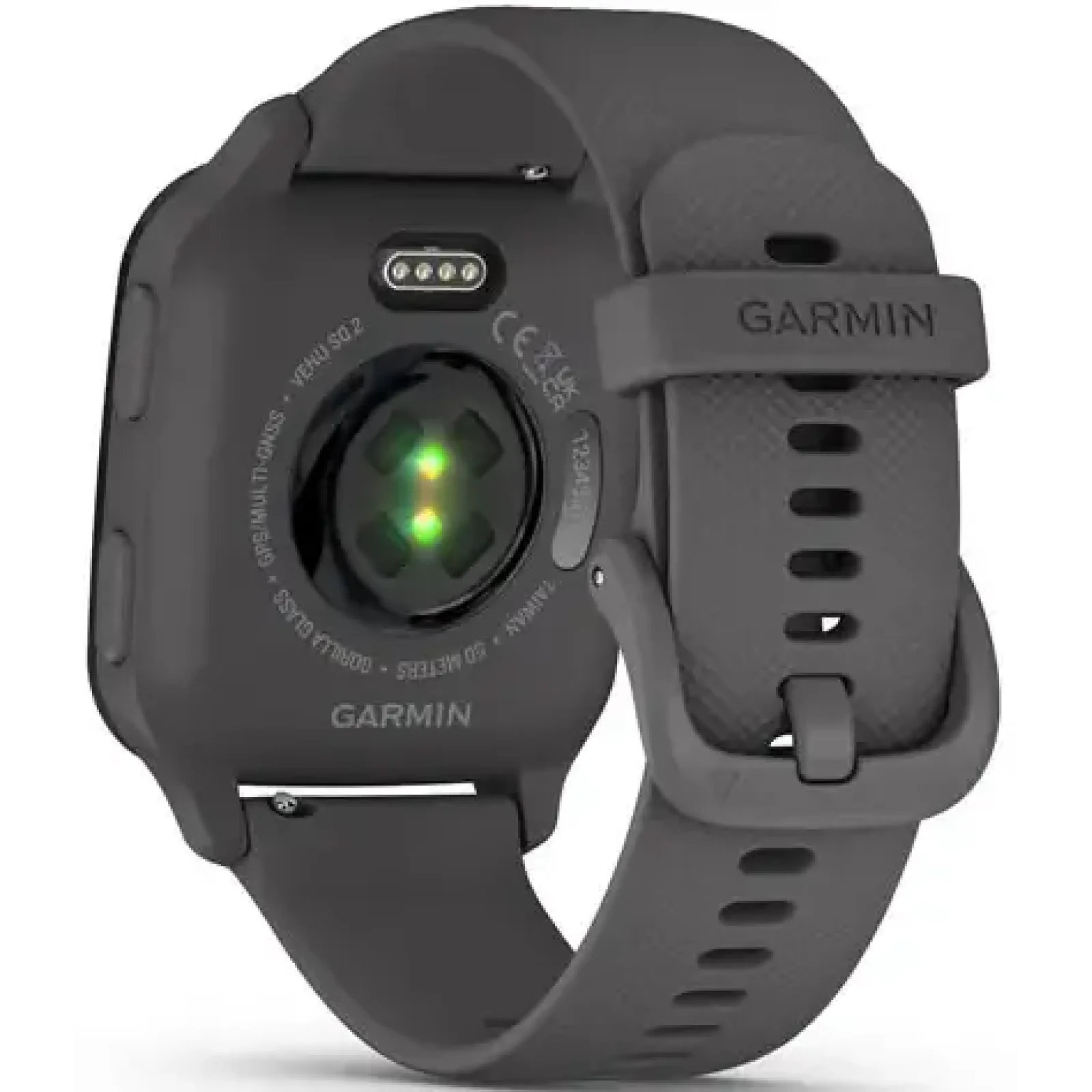 Смарт-годинник Garmin Venu Sq 2 Slate Aluminium Bezel with Shadow Grey Case and Silicone Band (010-02701-00/10/80)