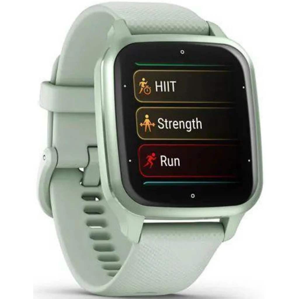 Смарт-годинник Garmin Venu Sq 2 Metallic Mint Aluminium Bezel with Cool Mint Case and Silicone Band (010-02701-02/12)