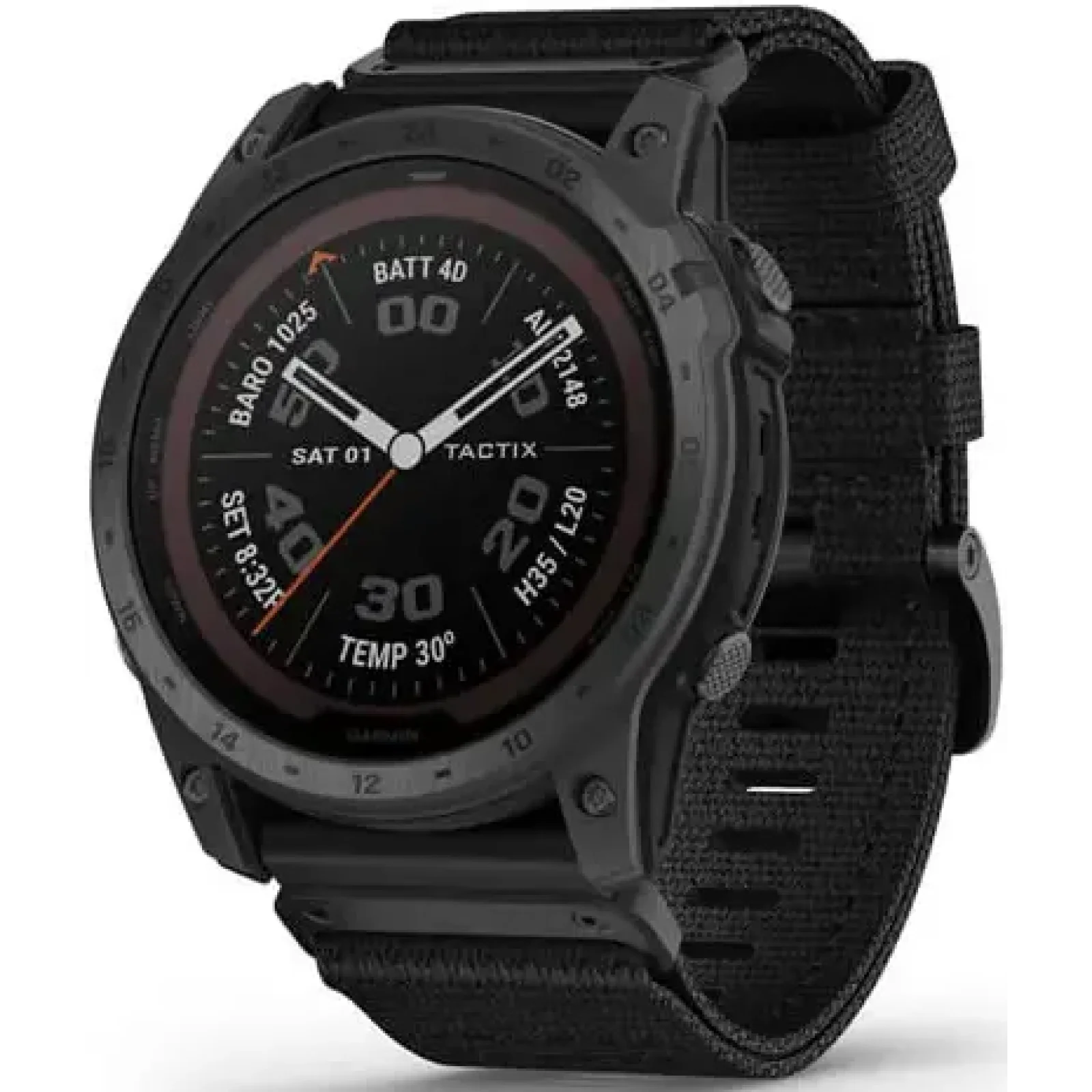Смарт-годинник GARMIN Tactix 7 Pro Edition Solar Powered Tactical GPS Watch with Nylon Band (010-02704-10/11)
