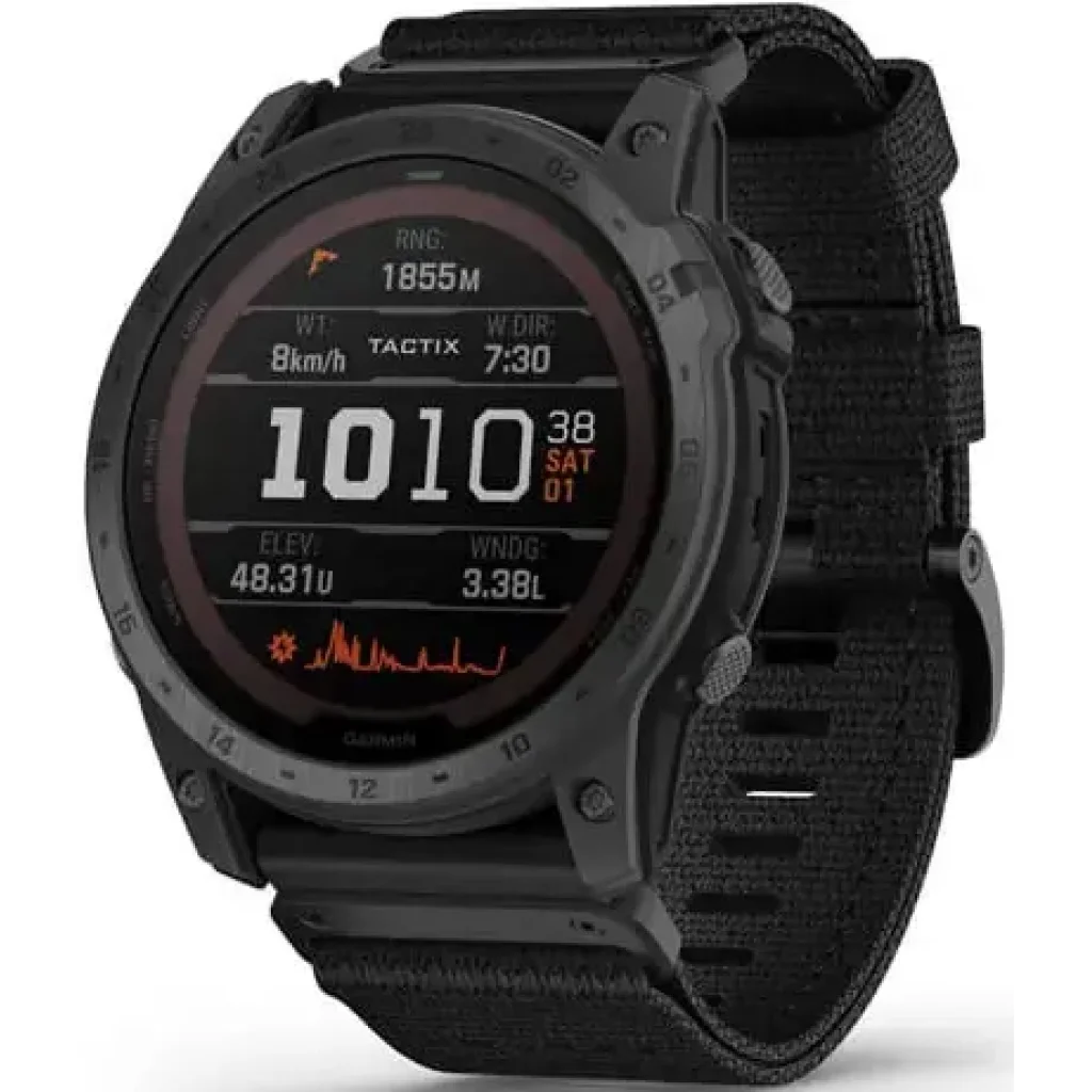 Смарт-годинник GARMIN Tactix 7 Ballistics Edition with Nylon Band (010-02704-20/21)