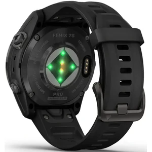 Смарт-годинник GARMIN Fenix 7S Pro Sapphire Solar Carbon Gray DLC Titanium with Black Band (010-02776-10/11/54)