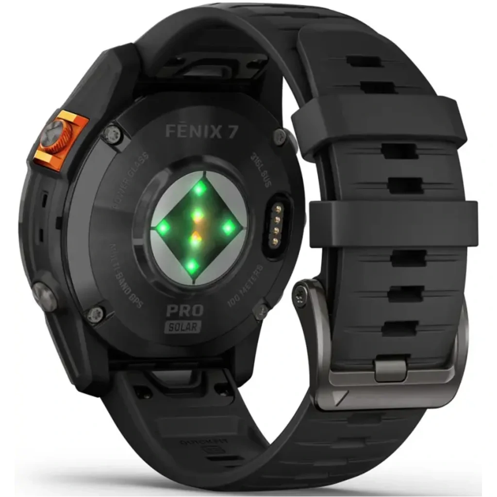 Смарт-годинник GARMIN Fenix 7 Pro Solar Slate Gray with Black Band (010-02777-00/01)