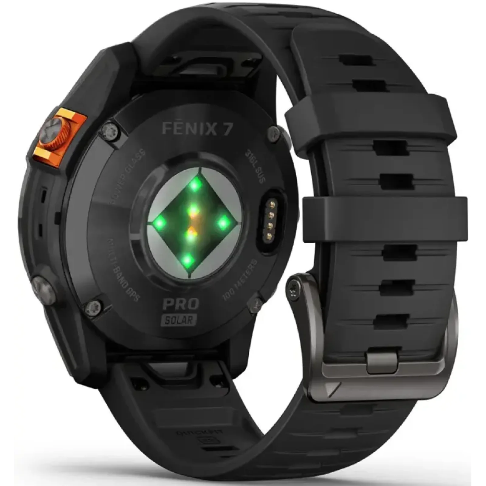 Смарт-годинник GARMIN Fenix 7 Pro Solar Slate Gray with Black Band (010-02777-00/01)