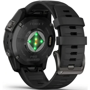 Смарт-годинник GARMIN Fenix 7 Pro Sapphire Solar Carbon Gray DLC Titanium with Black Band (010-02777-10/11/54)