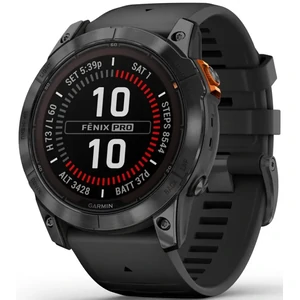 Смарт-годинник Garmin Fenix 7X Pro Solar Slate Gray with Black Band (010-02778-00/01)
