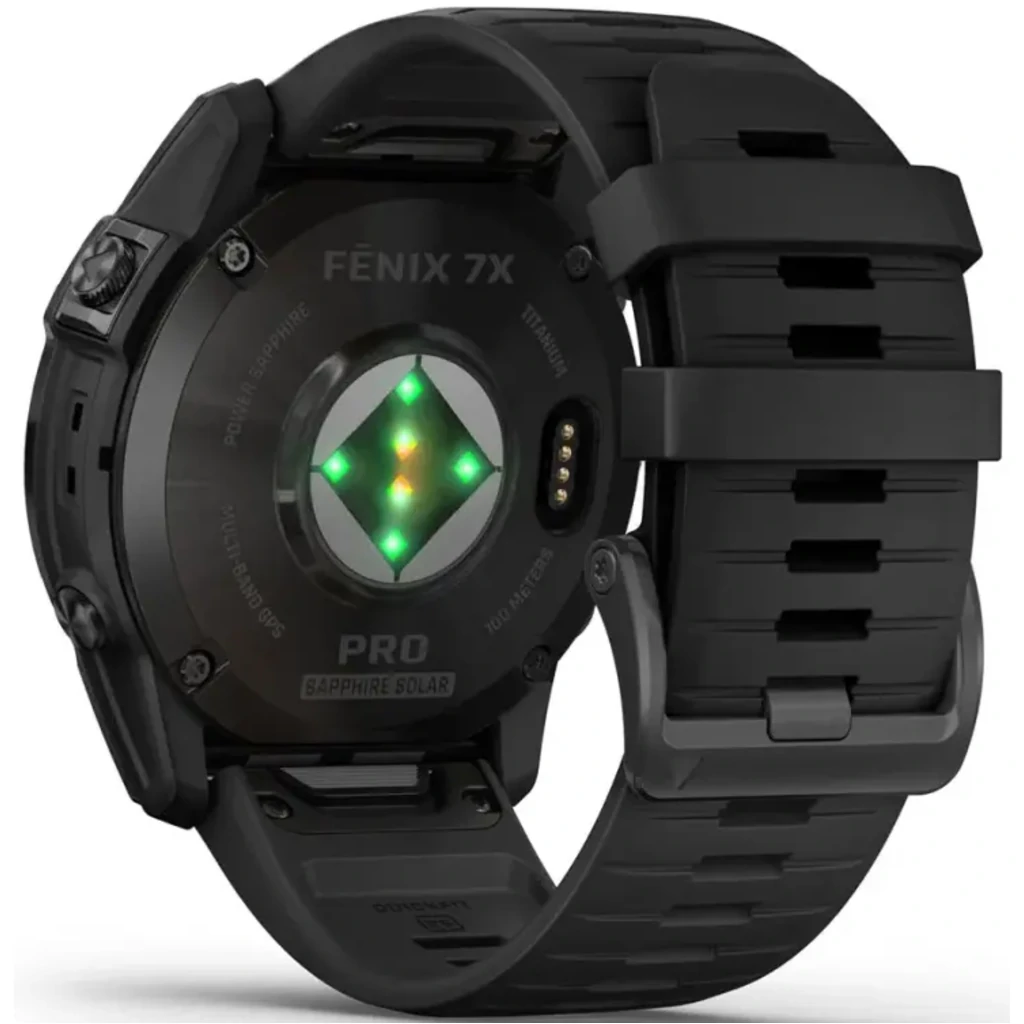 Смарт-годинник GARMIN Fenix 7X Pro Sapphire Solar Carbon Gray DLC Titanium with Black Band (010-02778-10/11/54) UA