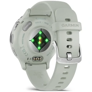 Смарт-часы Garmin Venu 3S Silver Stainless Steel Bezel with Sage Gray Case and Silicone Band (010-02785-01/51) UA