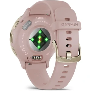 Смарт-годинник GARMIN Venu 3S Soft Gold Stainless Steel Bezel with Dust Rose Case and Silicone Band (010-02785-03/53)