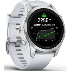 Смарт-годинник GARMIN Epix Pro (Gen 2) 42mm Silver with Whitestone Band (010-02802-00/01)