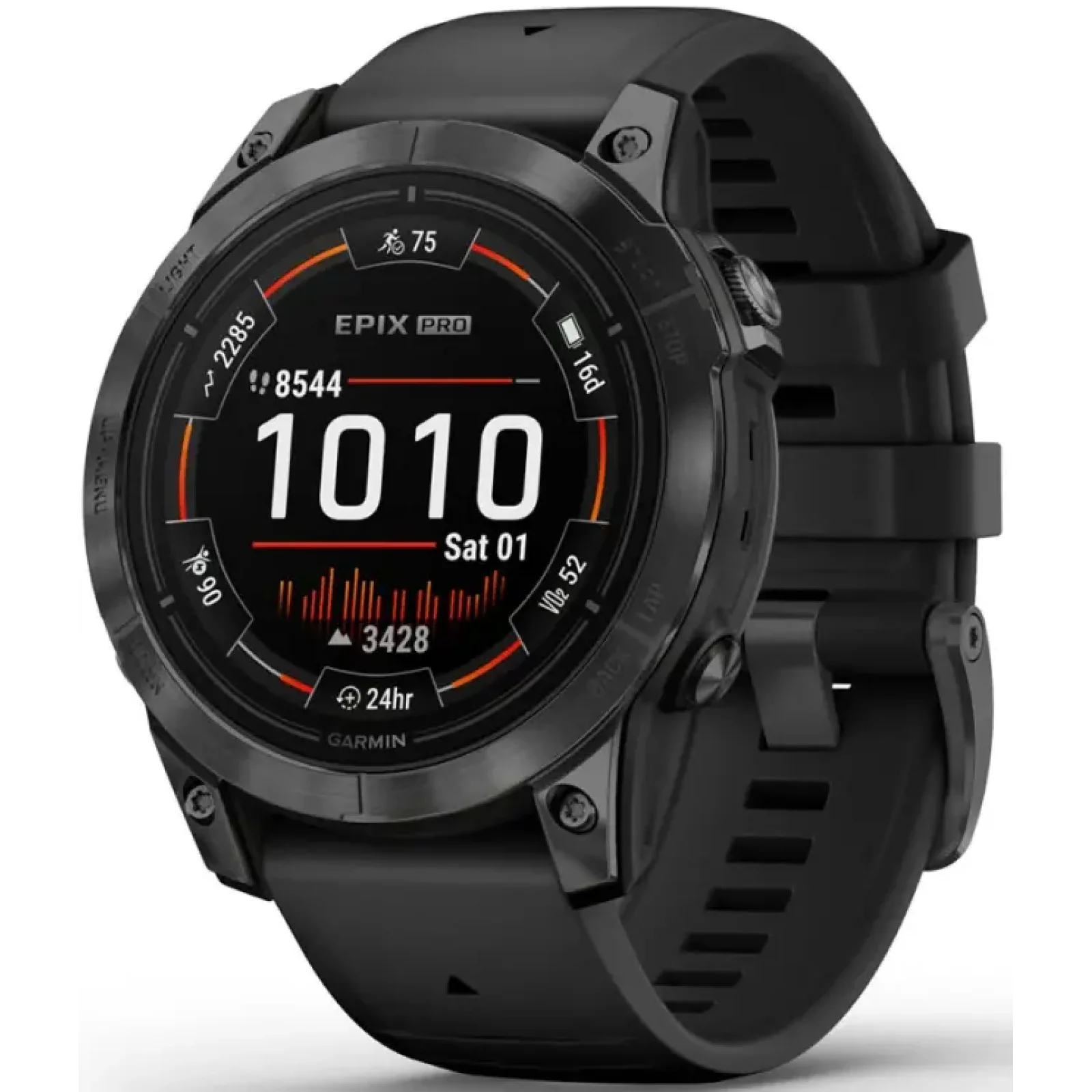 Смарт-часы GARMIN Epix Pro (Gen 2) 47mm Slate Grey with Black Band (010-02803-00/01)