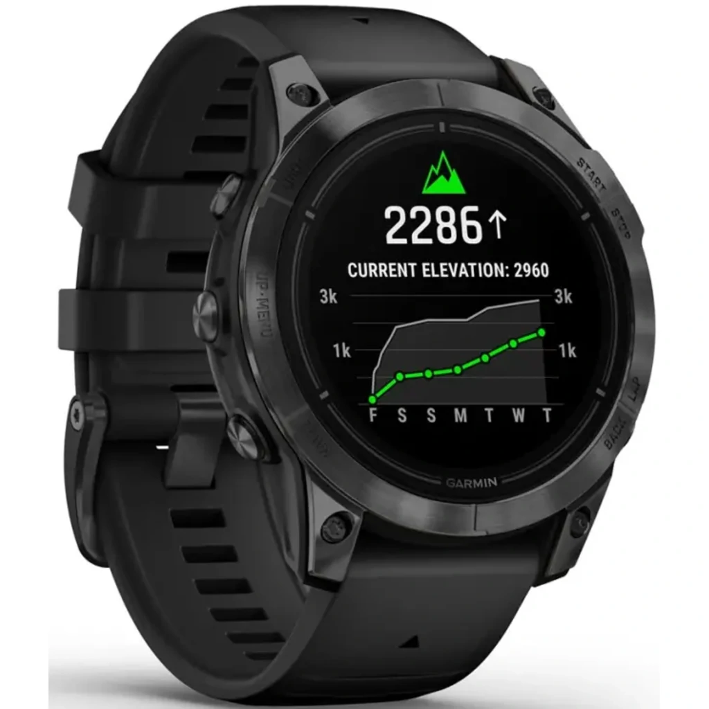 Смарт-годинник GARMIN Epix Pro (Gen 2) 47mm Slate Grey with Black Band (010-02803-00/01)