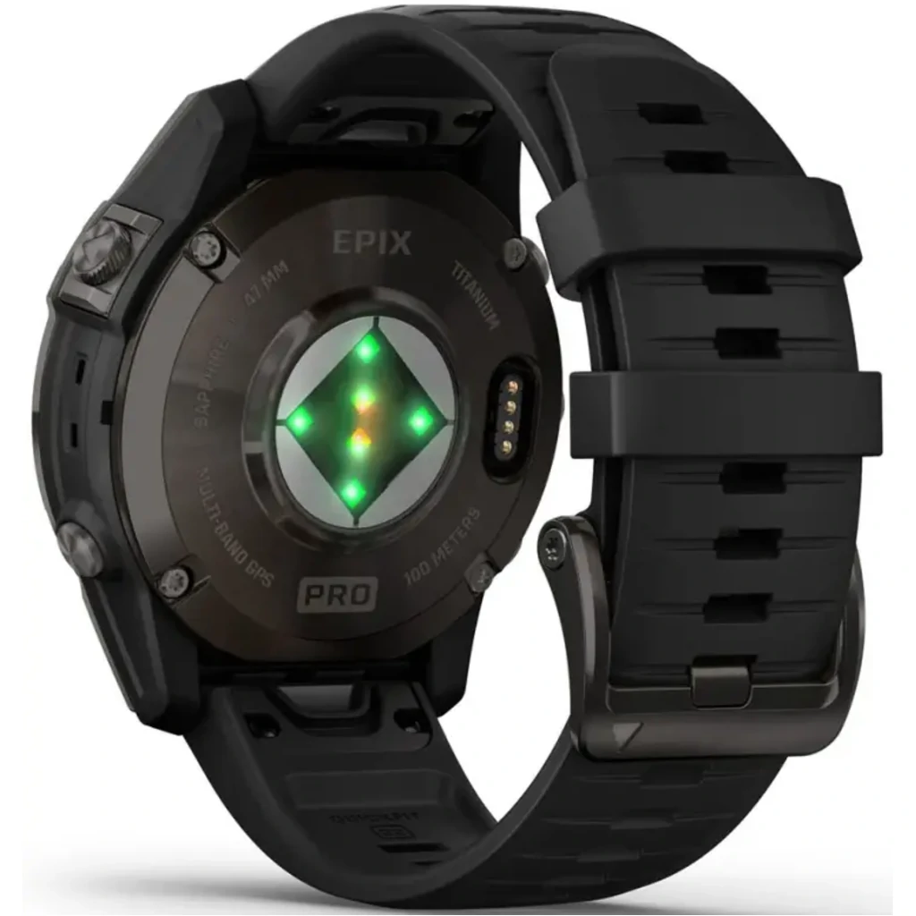 Смарт-годинник GARMIN Epix Pro (Gen 2) Sapphire Edition 47mm Carbon Grey DLC Titanium with Black Band (010-02803-10/11)