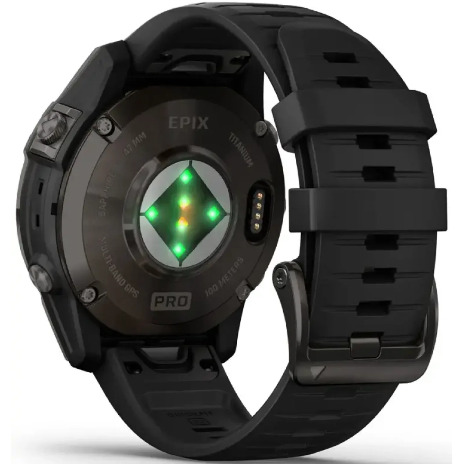 Смарт-часы GARMIN Epix Pro (Gen 2) Sapphire Edition 47mm Carbon Grey DLC Titanium with Black Band (010-02803-10/11)