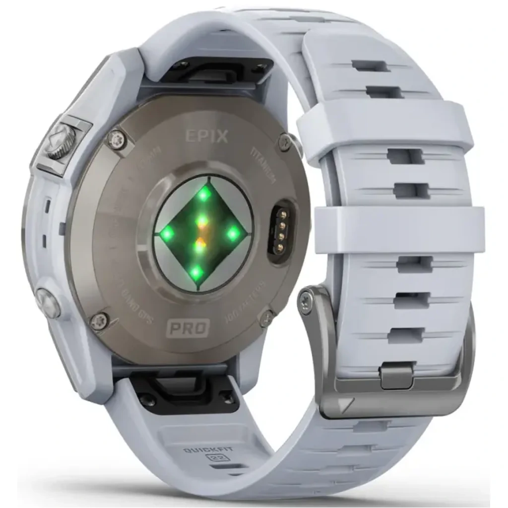 Смарт-часы GARMIN Epix Pro (Gen 2) Sapphire Edition 47mm Titanium with Whitestone Band (010-02803-20/21)