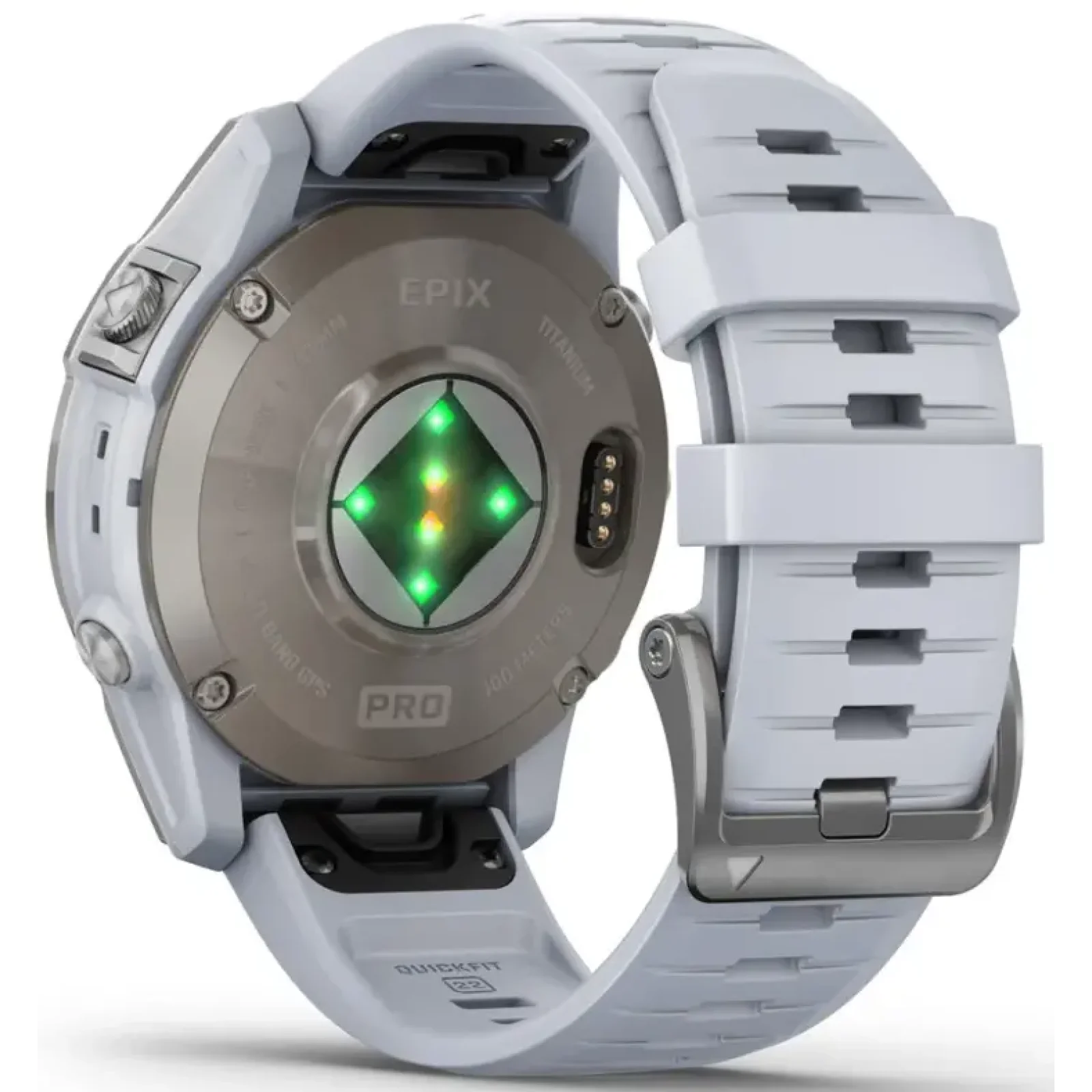 Смарт-годинник GARMIN Epix Pro (Gen 2) Sapphire Edition 47mm Titanium with Whitestone Band (010-02803-20/21)
